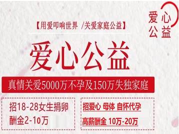 丹东捐卵助孕生子 爱心志愿者招募